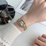 ساعت دستبند مرواریدی