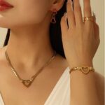 ست جواهرات قلبی